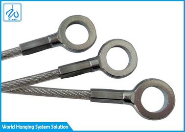 Imbracatura d'acciaio 7x7 del cavo metallico 316 dell'occhio 304 del ditale con rivestimento di nylon