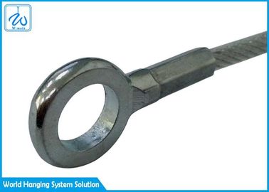 Imbracatura d'acciaio 7x7 del cavo metallico 316 dell'occhio 304 del ditale con rivestimento di nylon