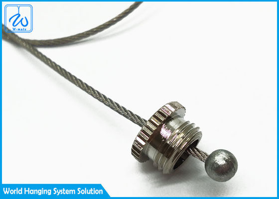Supporti pendenti in acciaio inossidabile zincato per sistema di sospensione con pinza per cavi leggeri