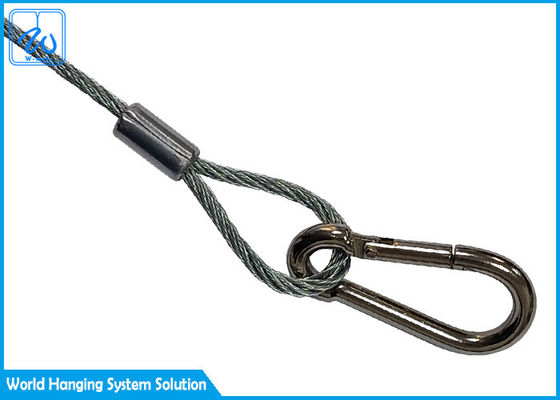 316 imbracature di ciclo del cavo metallico di 3mm/cavi inossidabili di sicurezza per luce par principale