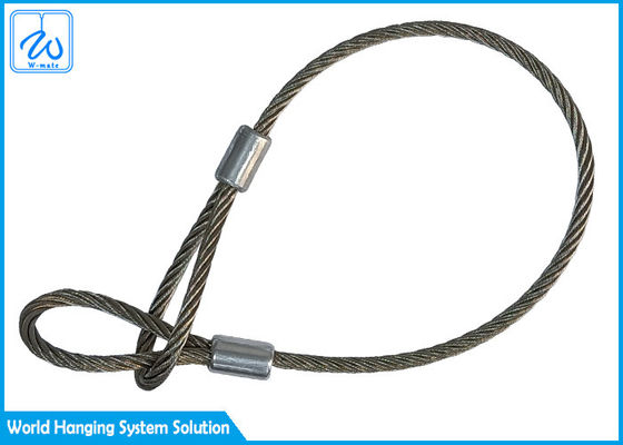 316 imbracature di ciclo del cavo metallico di 3mm/cavi inossidabili di sicurezza per luce par principale