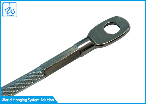 Ss316 /Pvc di nylon ha ricoperto l'acciaio d'acciaio 6mm dell'imbracatura del cavo metallico