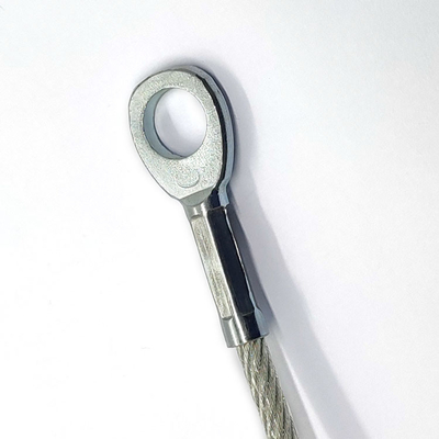 Il cavo metallico di acciaio inossidabile munisce di occhielli il terminale Lanyard Safety Belt