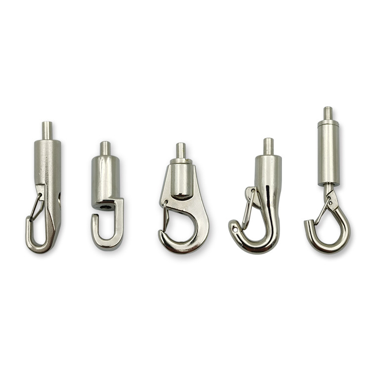 Sistema di sospensione del cavo Snap Hook in acciaio inossidabile in ottone per il deflettore acustico del soffitto