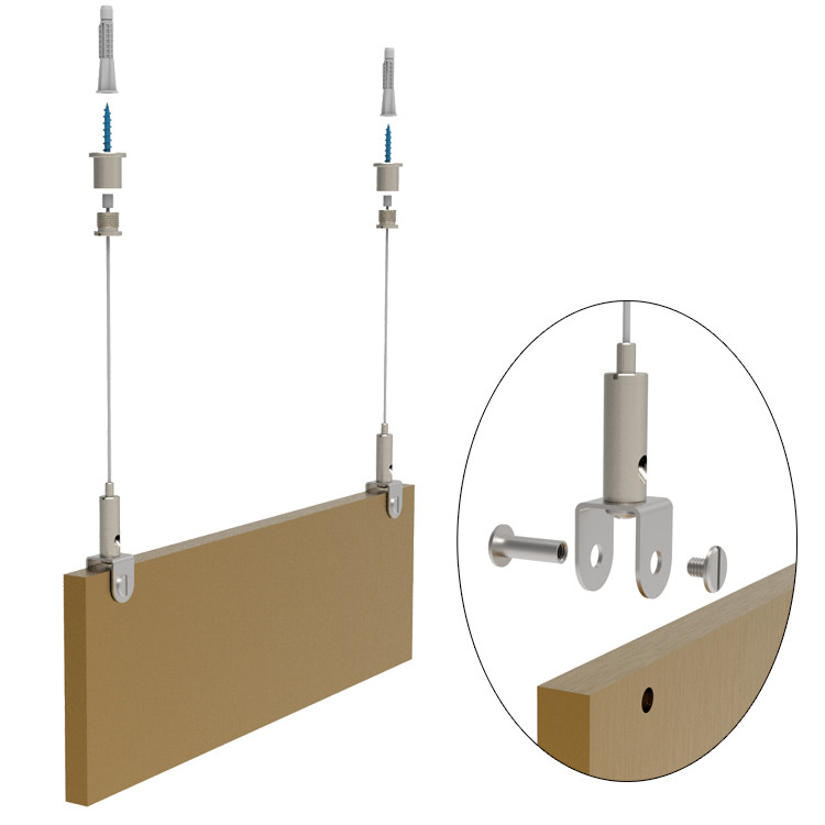 Facile da installare di alta qualità filo e cavo jig con fonte luminosa LED lampada di soffitto U-clamp