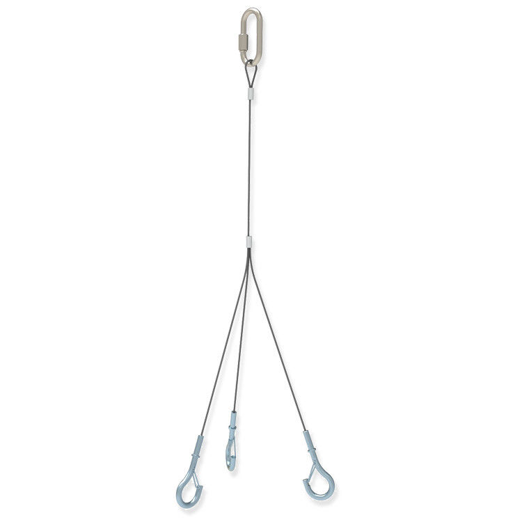 Kit di appendiabiti per altoparlanti per altoparlanti al soffitto centrale con carabiner 2.0/3.2xxX6MM