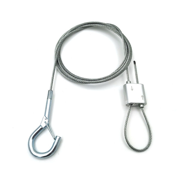 Cavi di sicurezza extra per diffusori a sospensione compatibili con diversi modelli, ideali come fili di sicurezza in installazioni professionali