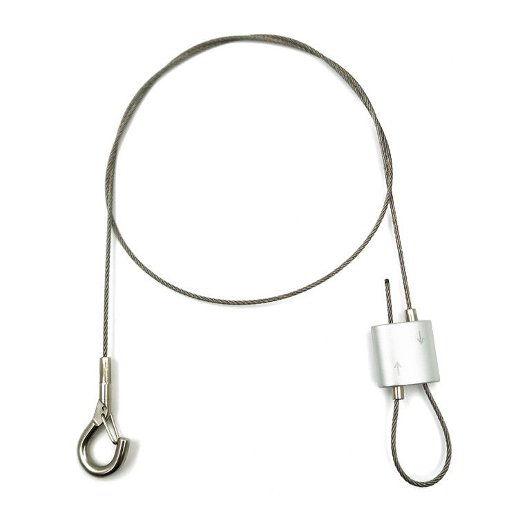 Kit di sospensione per altoparlanti a sospensione con cavo di sicurezza e gripper ad anello per altoparlanti a soffitto montati a soffitto per luci sospese, telecamere di blocco, altoparlanti fai-da-te in hall, bar, mostre, negozi