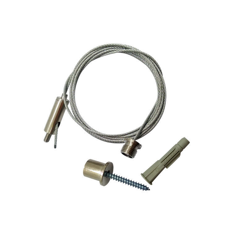 Kit di illuminazione a sospensione di cavi in acciaio inossidabile per soffitti a caduta