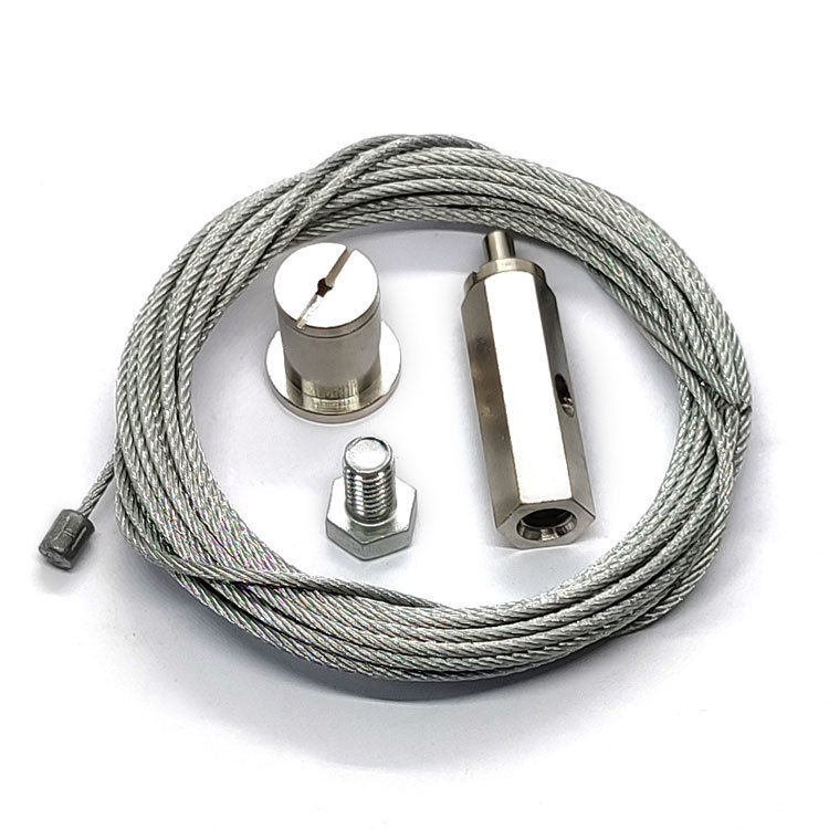 Kit di sospensione per illuminazione a LED in acciaio inossidabile per pannelli luminosi