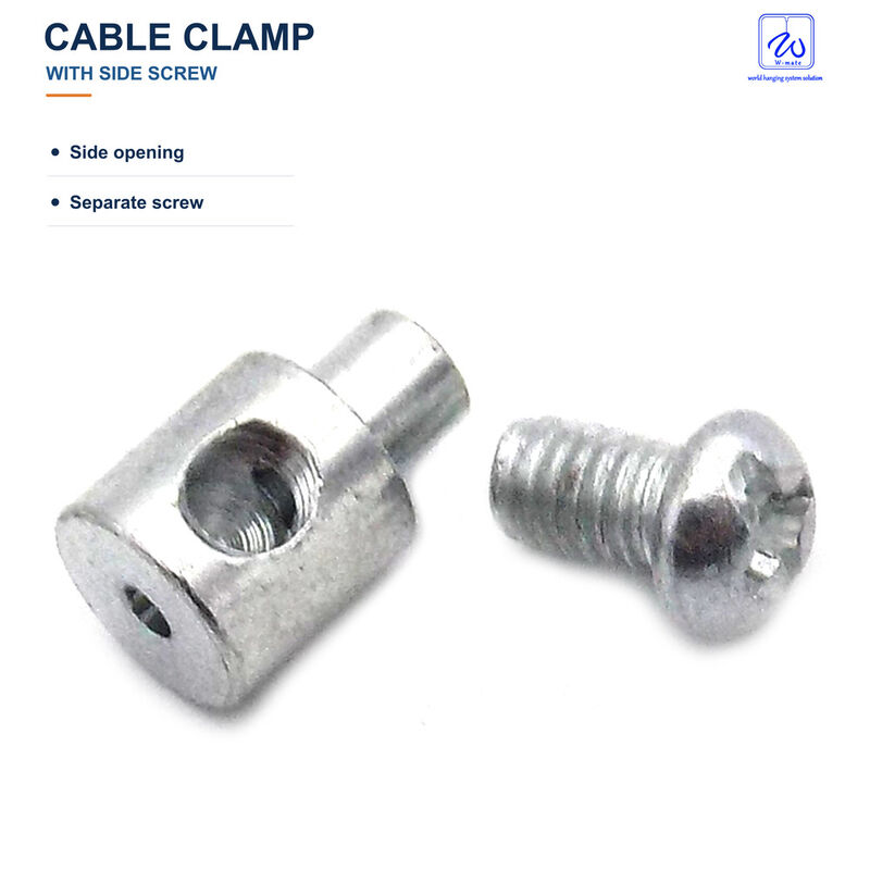 Cylindrical Cable Clamp with Side Screw