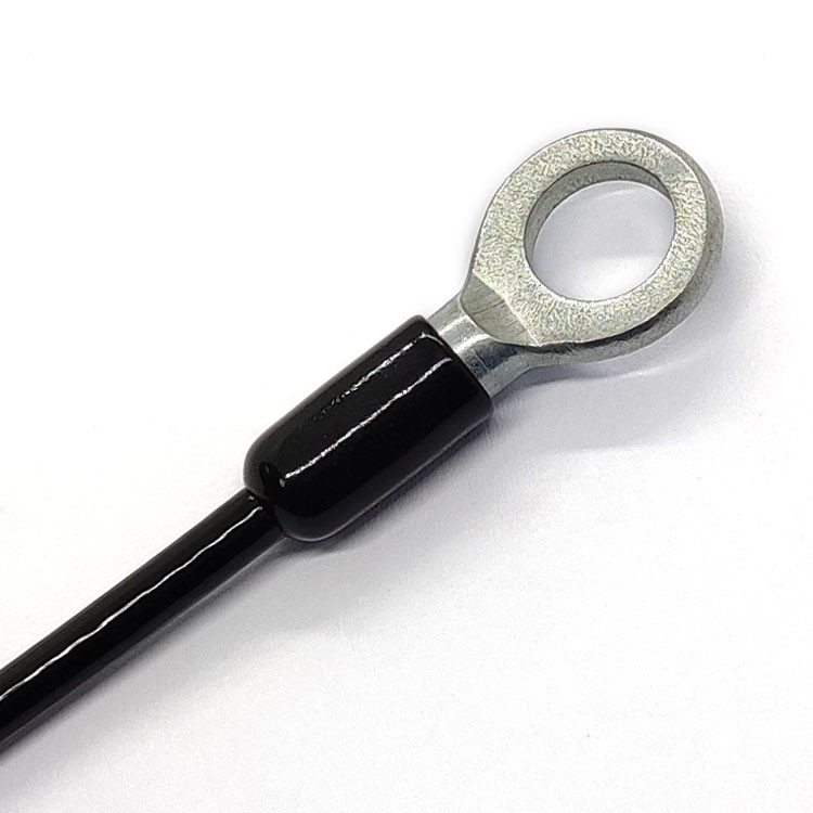 Imbracatura rivestita d'acciaio galvanizzata del cavo metallico del PVC con il gancio improvviso ed occhielli per il cavo del gancio di sicurezza