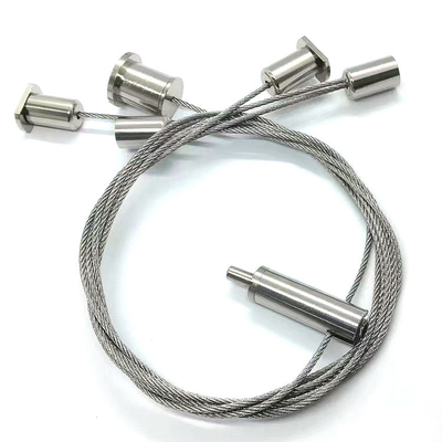 Pinza di presa del cavo metallico della legatura del cavo che accende il cavo della sospensione del gancio del soffitto degli accessori