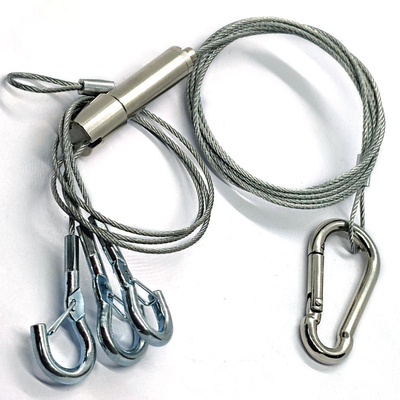 Sospensione d'attaccatura Kit Adjustable Flower Hanging System del cavo metallico di isolato della luce della pianta