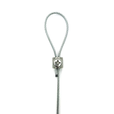 Il cavo metallico della clip di Phillips Screws Wire Rope Small afferra la sospensione d'acciaio del cavo della pinza di presa del cavo