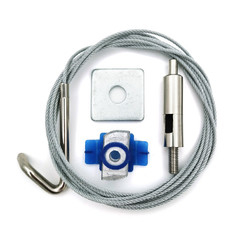 Ganci elettrici per funi metalliche e sistema di supporto