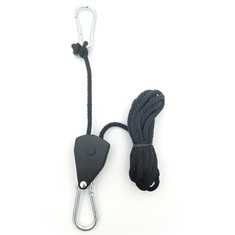 Appendiabiti a LED per coltivazione idroponica Riflettore regolabile Appendiabiti a cricchetto con corda da 1/8 