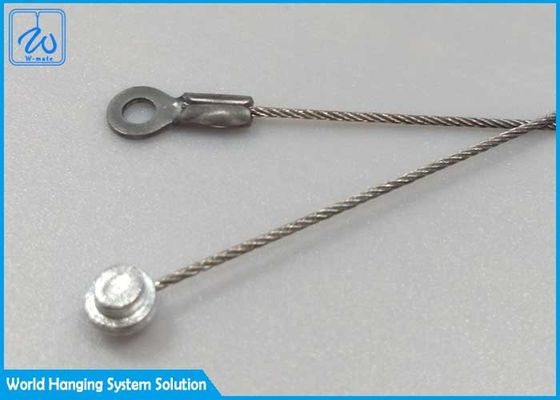 Accensione del cavo metallico incagliato di acciaio inossidabile del cavo metallico degli accessori 7x7