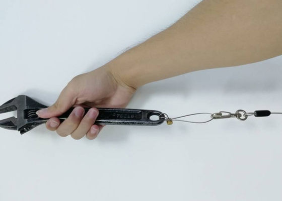 Cordicelle da pesca flessibili/cavezza arrotolata ritrattabile strumenti di canottaggio con Carabiner