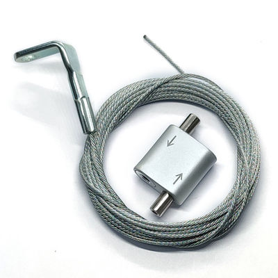 Pinza di presa di ciclaggio bidirezionale di alluminio per il LED che accende il sistema d'attaccatura del cavo