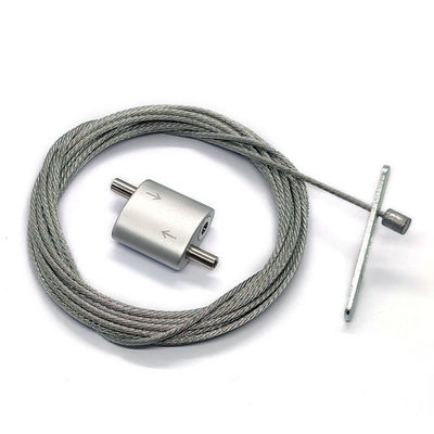 Gli aerei bidirezionali di Kit Cable Gripper With Stud del ciclo d'acciaio del cavo metallico cablano il corredo d'attaccatura