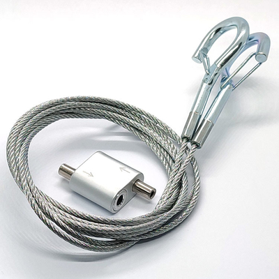 Montaggi d'attaccatura di Kit Steel Wire Cable Gripper della sospensione intermedia delle pinze di presa del regolatore del cavo di ciclaggio