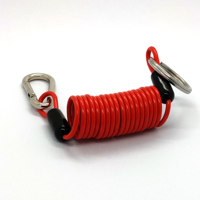 Bobina Lanyard Spring Steel Wire Rope per lo strumento di protezione di caduta