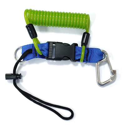 Primavera da pesca ritrattabile Lanyard Belt di Rod Safety Lanyard Webbing Tool